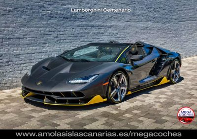 Lamborghini Centenario foto coche deportivo y de lujo mas caros del mundo vips Tenerife Islas Canarias