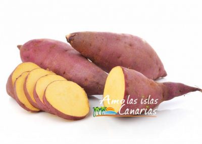 fotografias de alimentos de canarias batata dulce arona