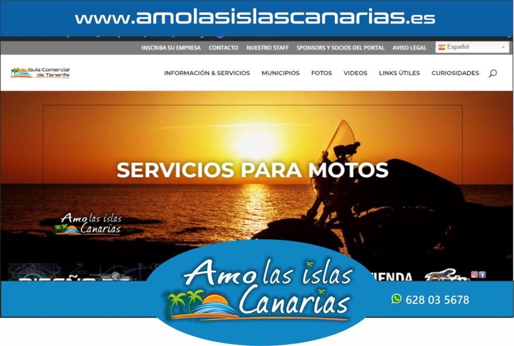 servicios para motos en Tenerife sur y norte Islas Canarias | Guia de